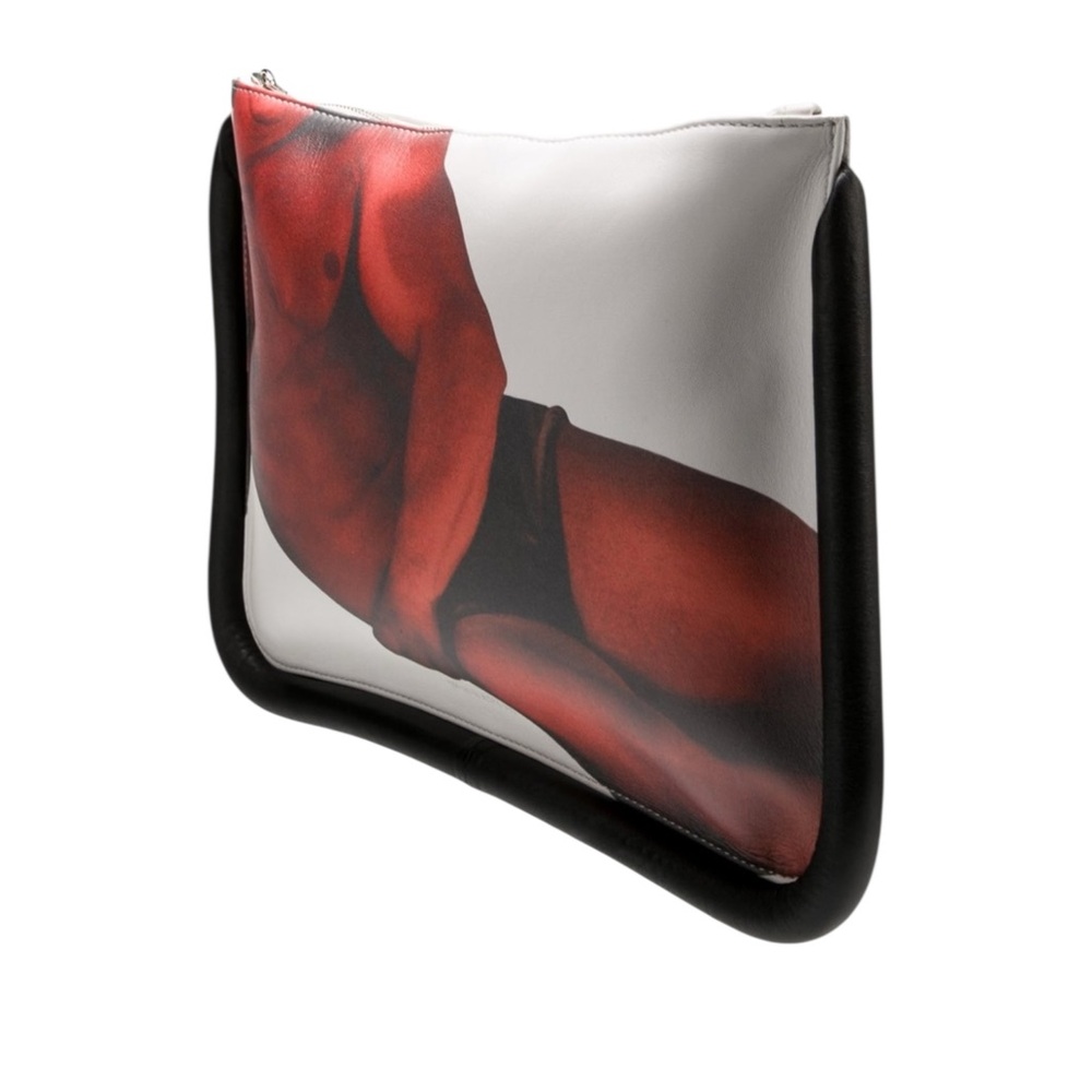 ❗️SOLD❗️ JW ANDERSON TWISTER LEATHER CLUTCH HANDBAG - Picture 2 of 4